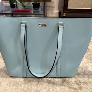 Like New - Pale Blue Blue Kate Spade Tote